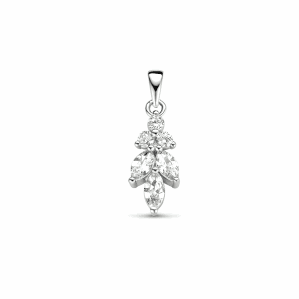 hanger zirkonia zilver gerhodineerd