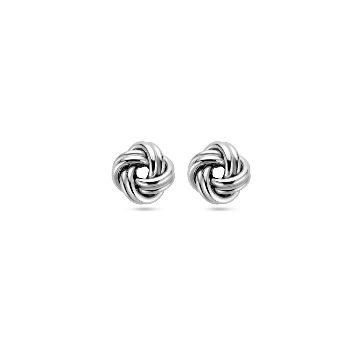 oorknoppen knoop 7 mm zilver gerhodineerd