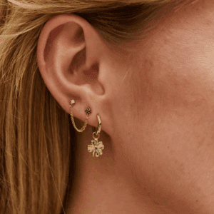 Single Enchanted Chain Stud Earring