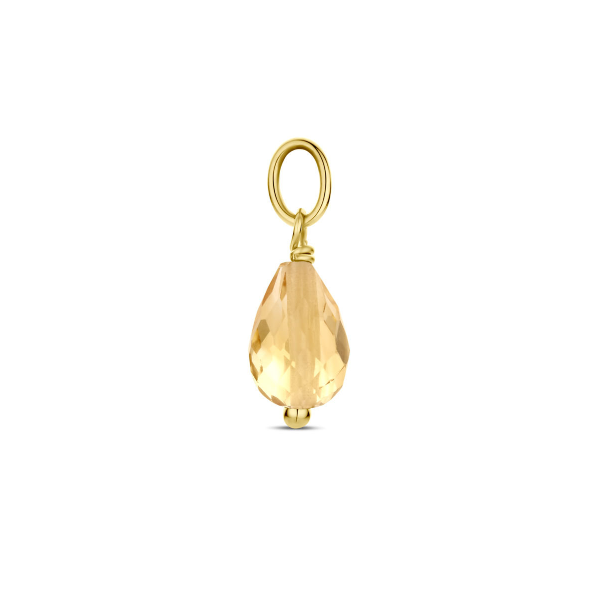 hanger citrien 14K geelgoud - Afbeelding 2