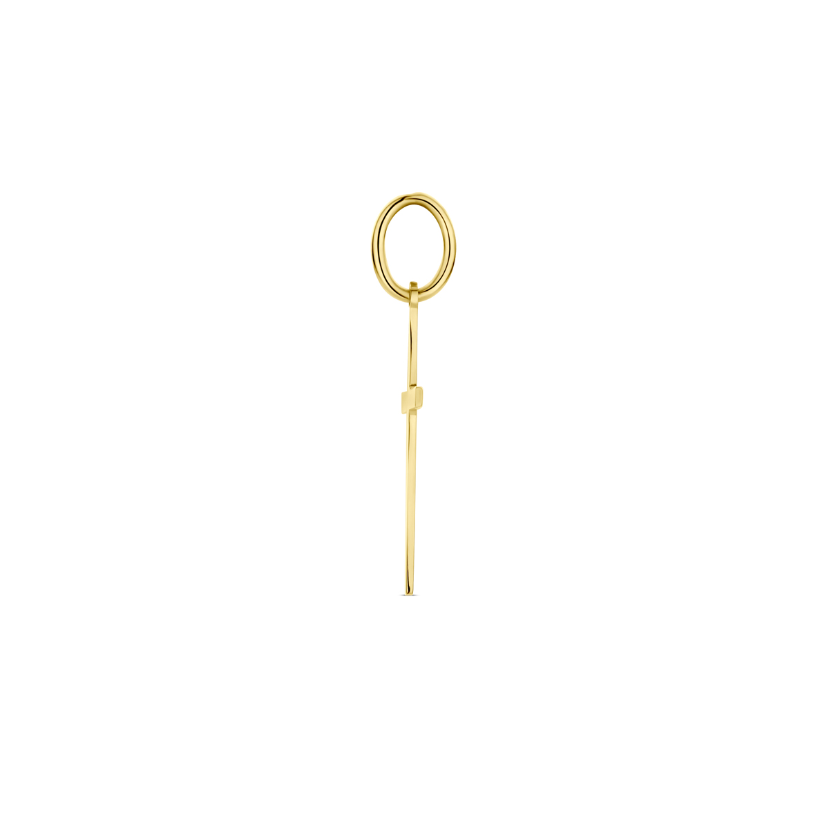 hanger kruis 14K geelgoud - Afbeelding 4