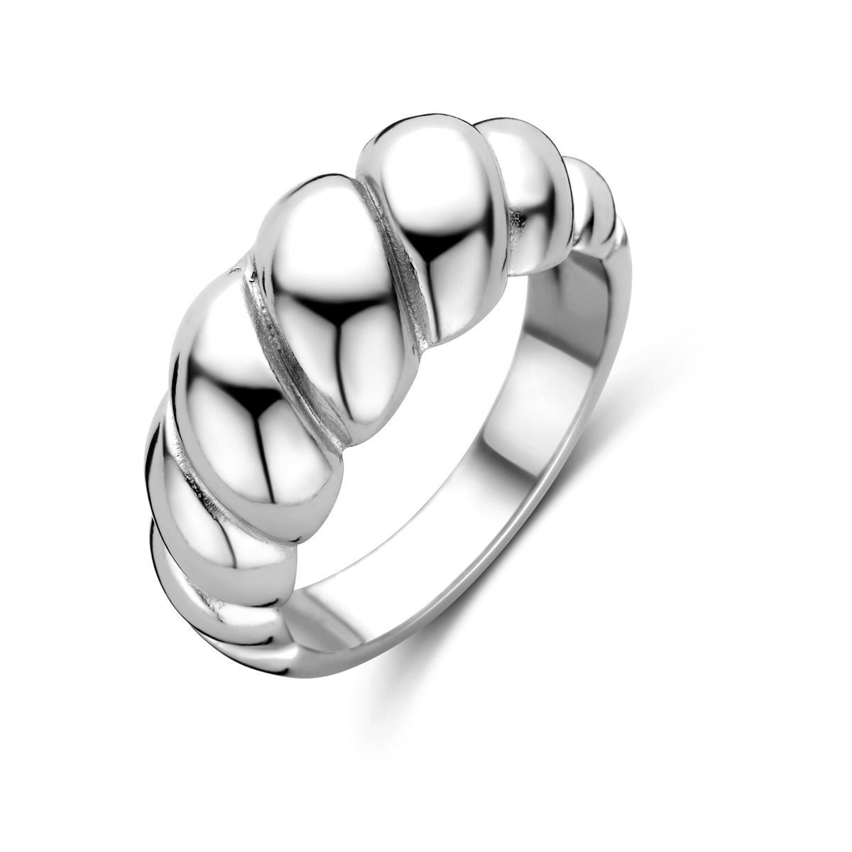 ring balloon zilver gerhodineerd