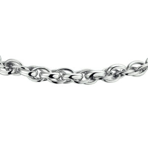 collier 6,5 mm 45 cm zilver gerhodineerd