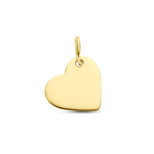 graveerhanger hart 14K geelgoud