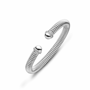 klemband tubogas zirkonia 7,5 mm zilver gerhodineerd