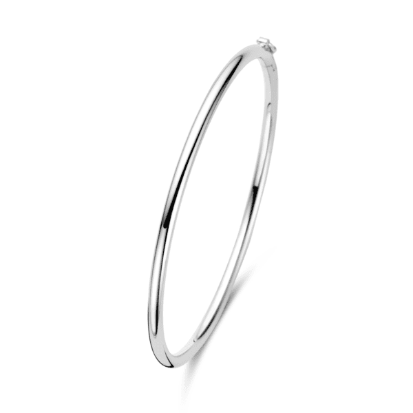 bangle scharnier ronde buis 3 x 60 mm zilver gerhodineerd