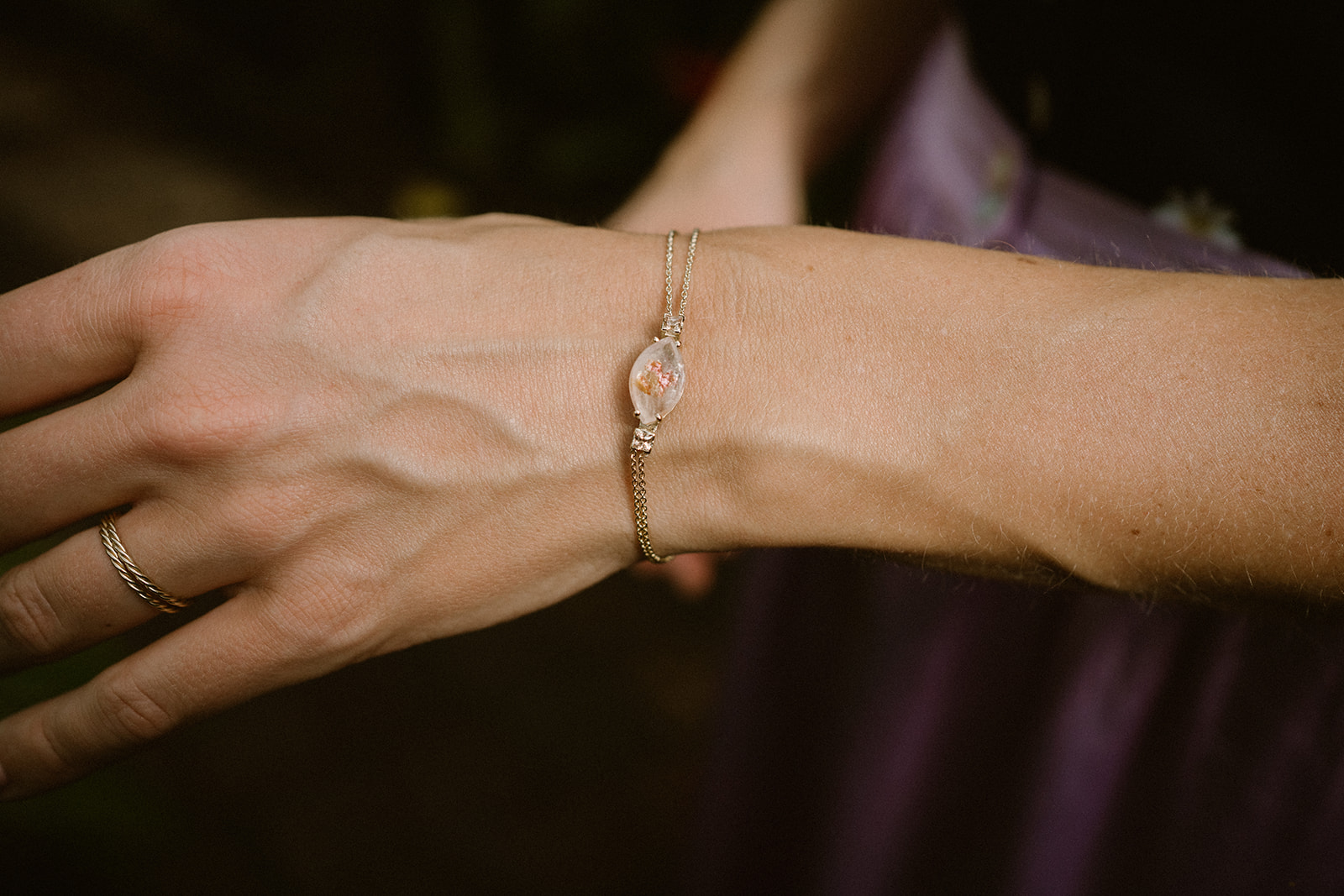Armband met saffier en hematiet kwarts - Afbeelding 2