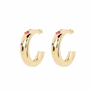 Cosmos Hoop Earrings