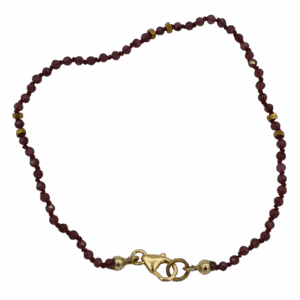 armband kwarts + granaat