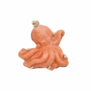Gouden octopus hanger
