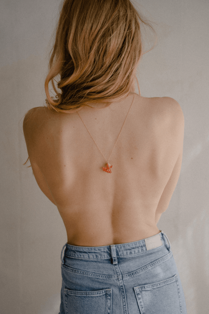 Gouden octopus hanger