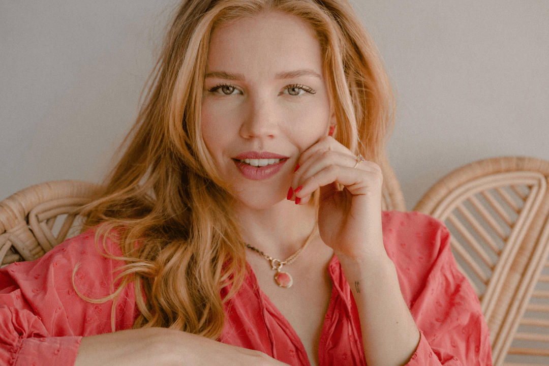 Gouden collier met rookkwarts