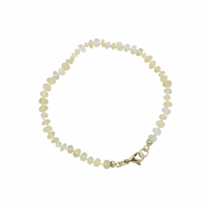 Geknoopt opaal armbandje