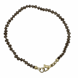 Geknoopt rookkwarts armbandje