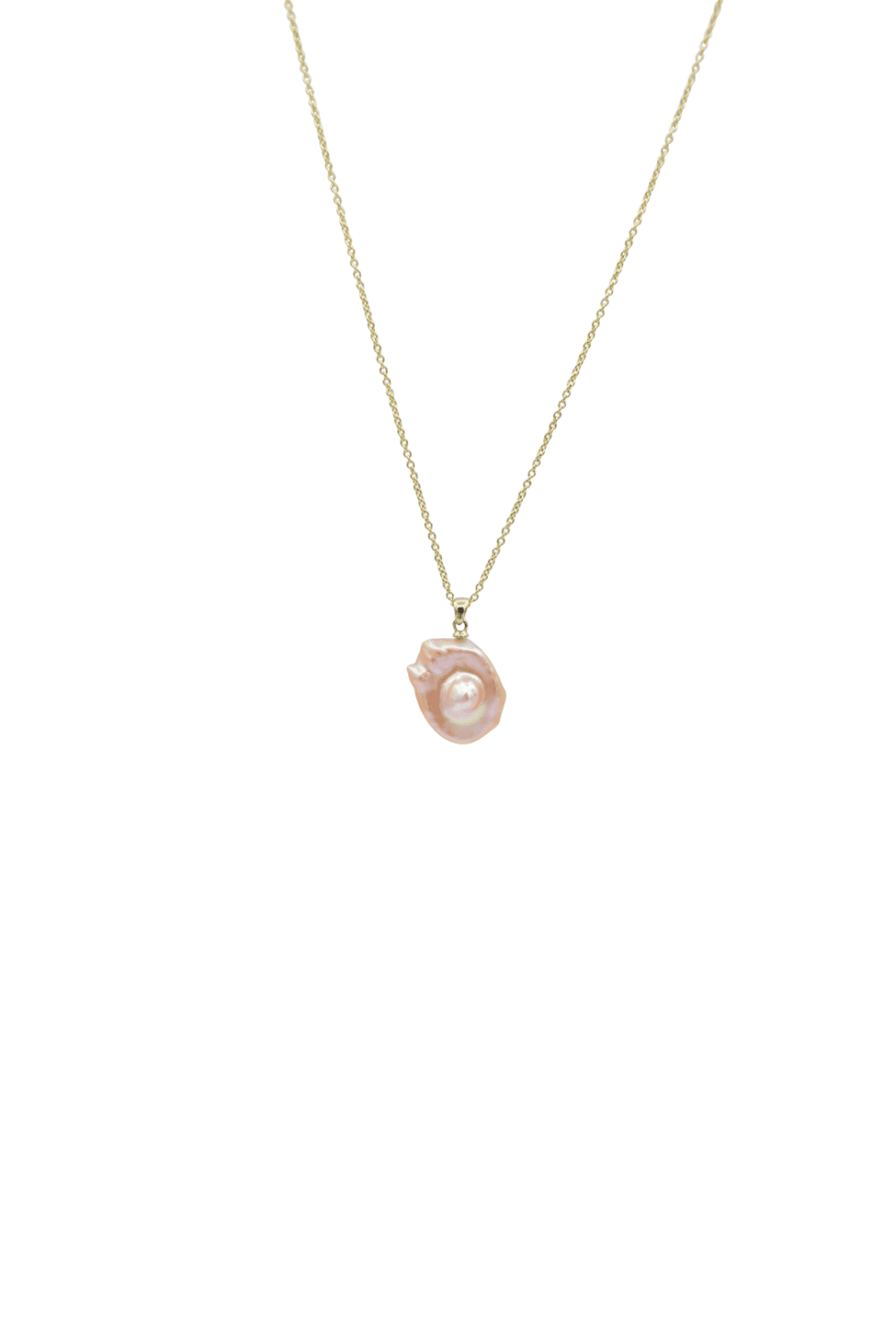 Keshi parel hanger spiegelei