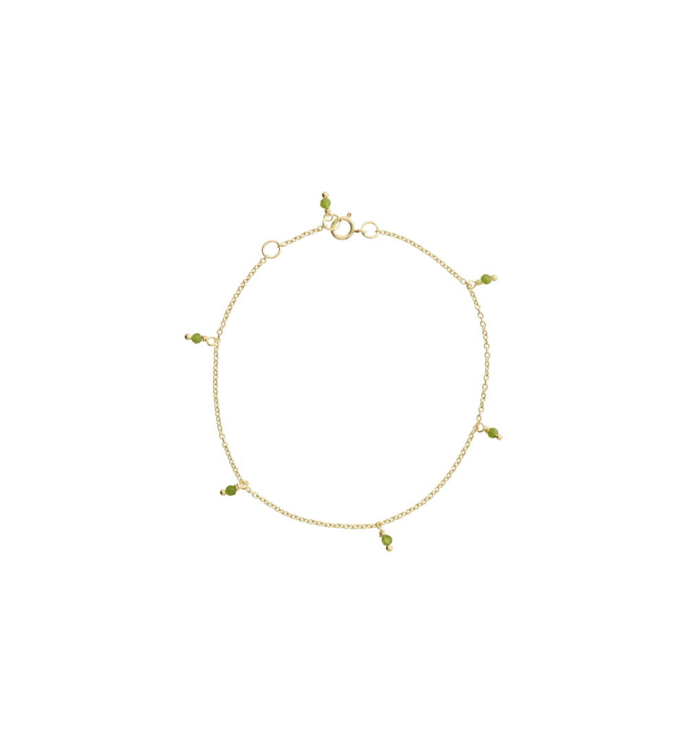 Nova Sage Bracelet 14K