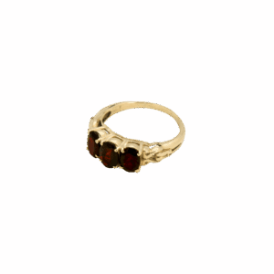 Rose Garnet Ring 14K