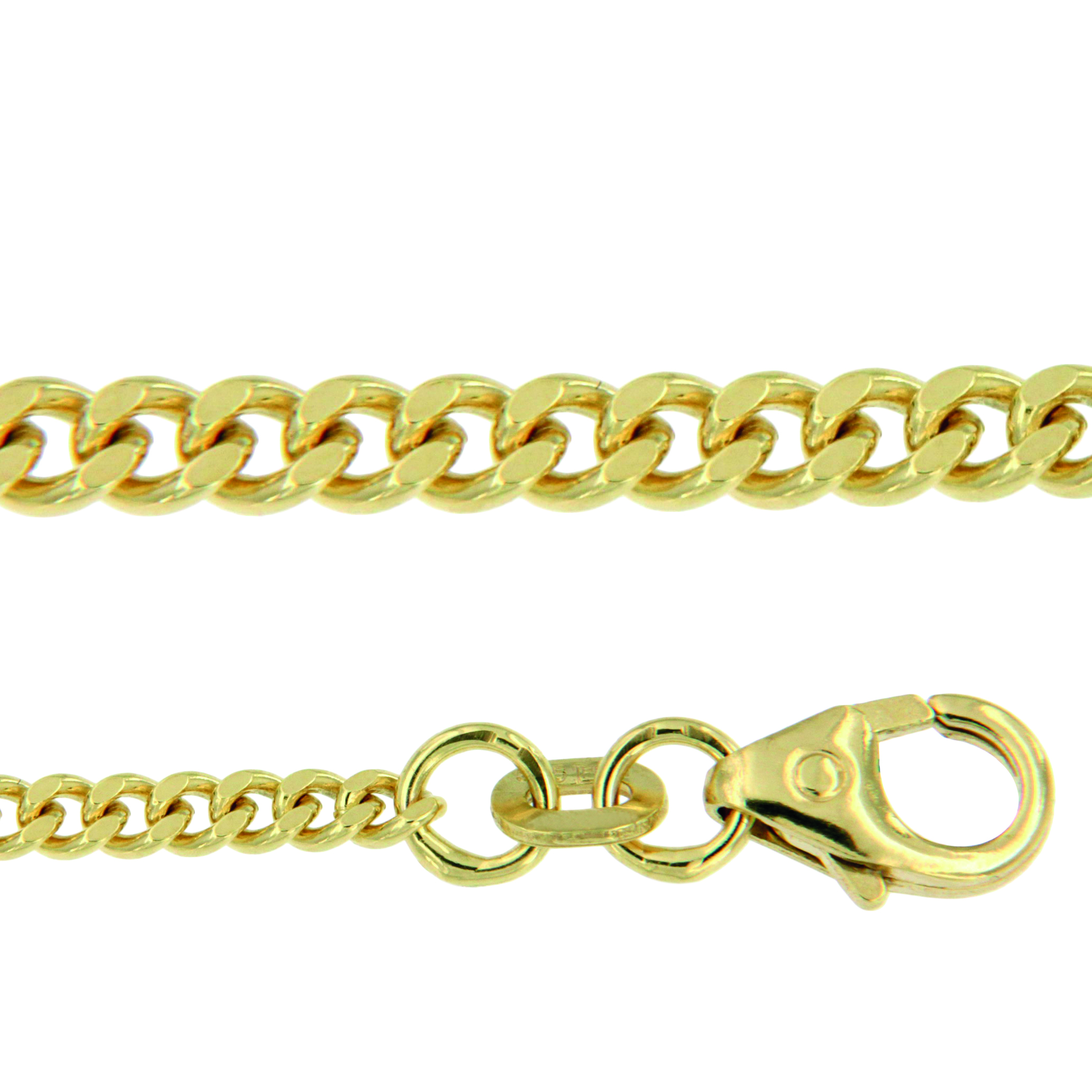 Geelgouden gourmet collier 1.6mm