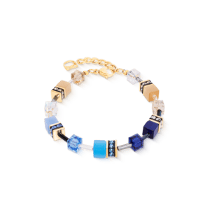 Bracelet multi beige blue