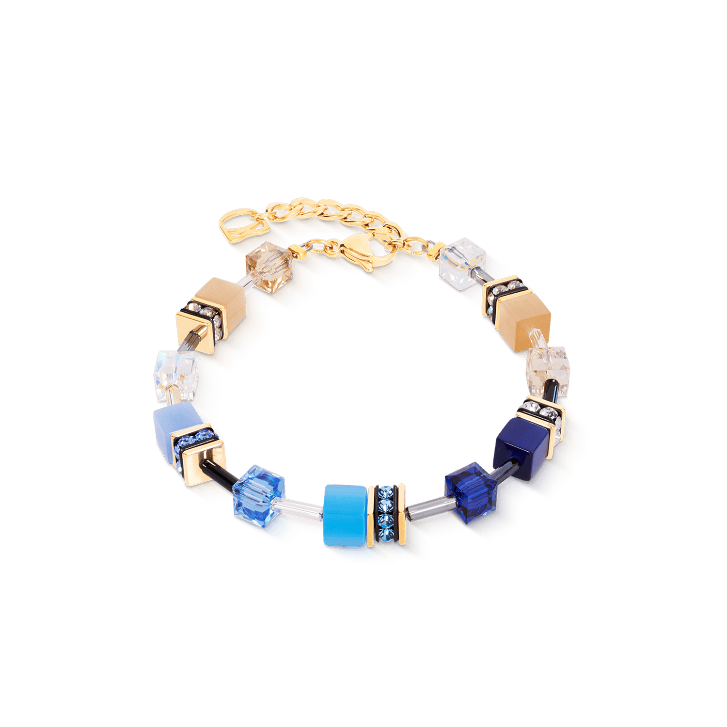 Bracelet multi beige blue