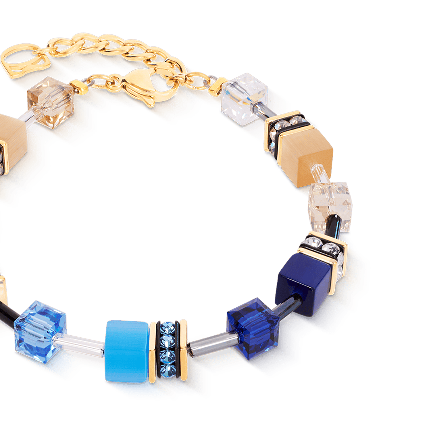 Bracelet multi beige blue - Afbeelding 2