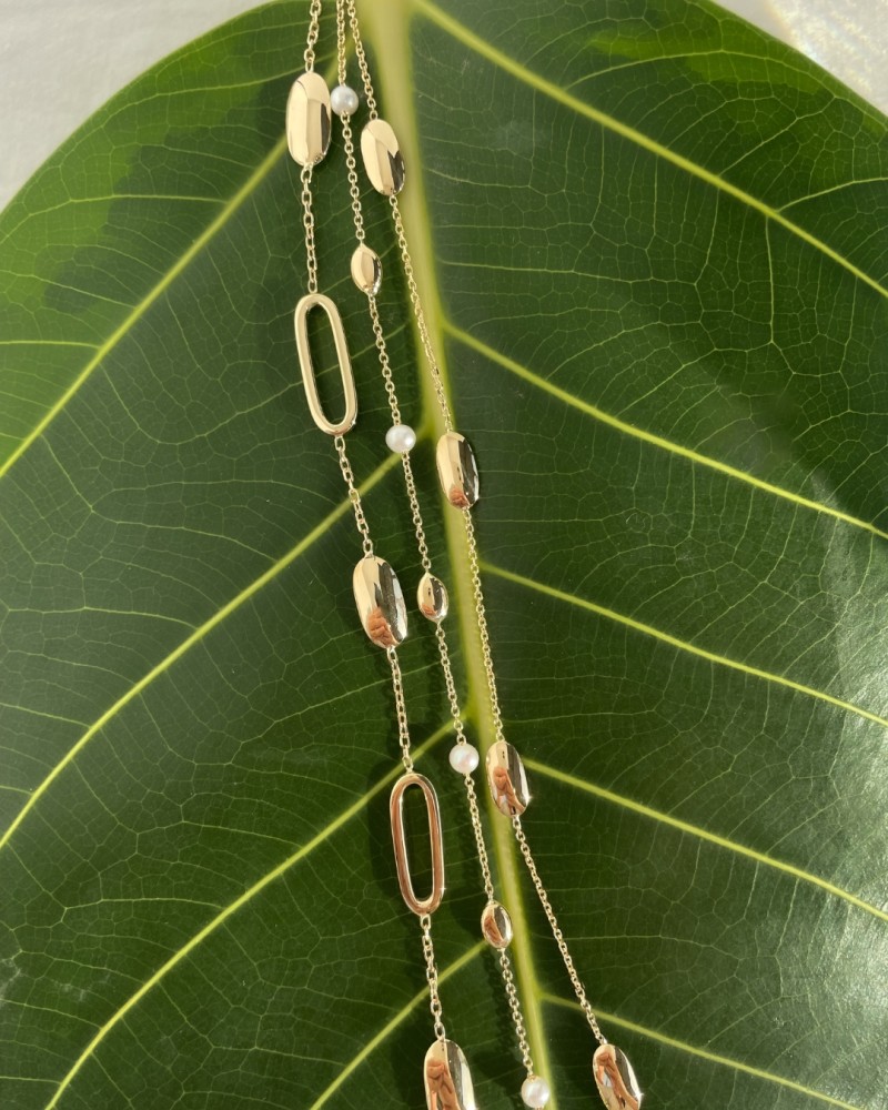 Armband geelgoud parel - Afbeelding 2