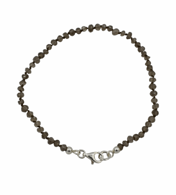 Geknoopt rookkwarts armbandje