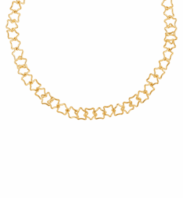 Linked Chunky Stars Necklace
