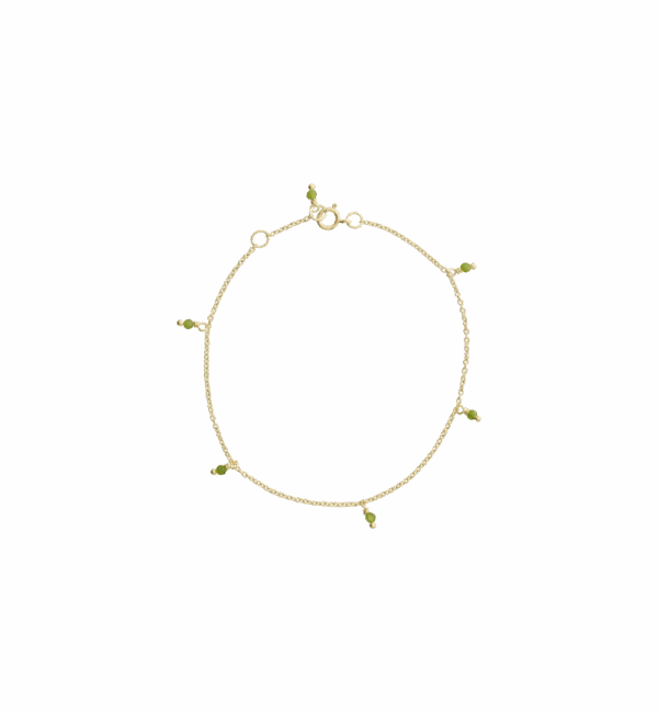 Nova Sage Bracelet 14K
