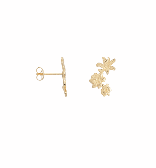 Single Flourish Stud Earring