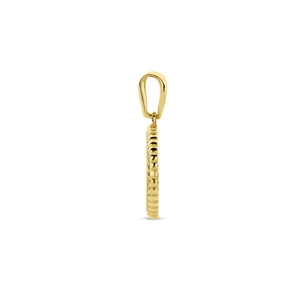 graveerhanger 18 mm 14K geelgoud - Afbeelding 2