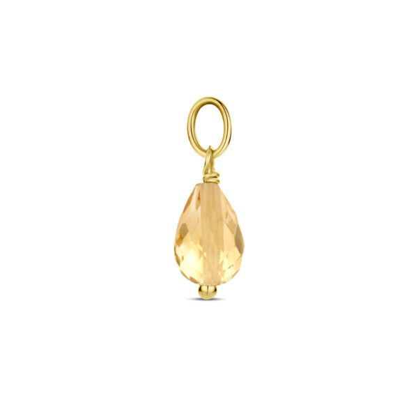 hanger citrien 14K geelgoud - Afbeelding 2