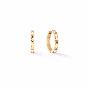 Coeur de Lion creolen Spikes goudkleurig 12 mm